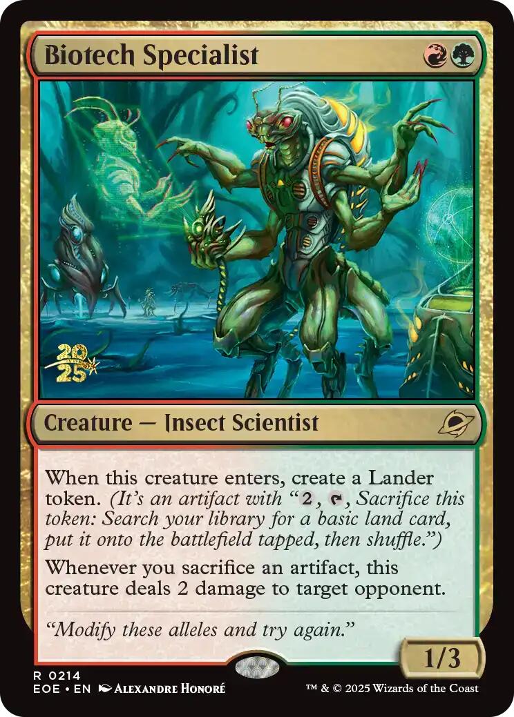 Biotech Specialist [PRE - 214]