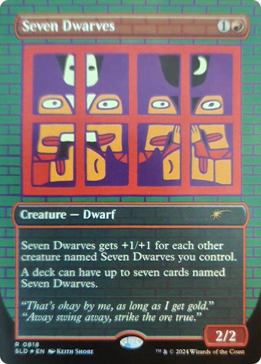 Seven Dwarves (0818) (Rainbow Foil)