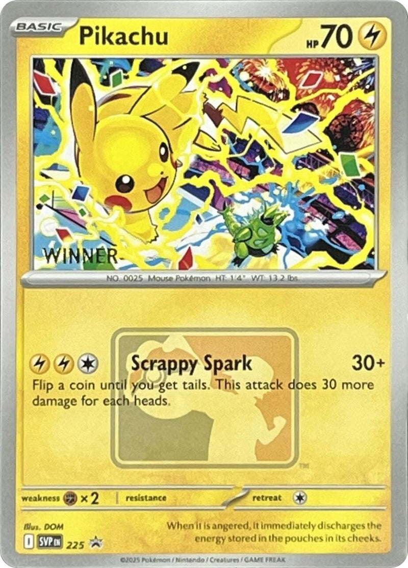 Pikachu - 225 (World Championship 2025) [Winner] [SVP - 225]