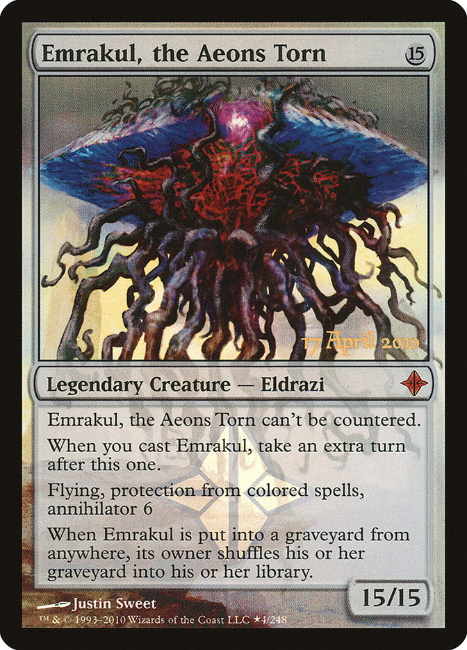 Emrakul, the Aeons Torn [Rise of the Eldrazi Prerelease Promos] | The Clever Kobold