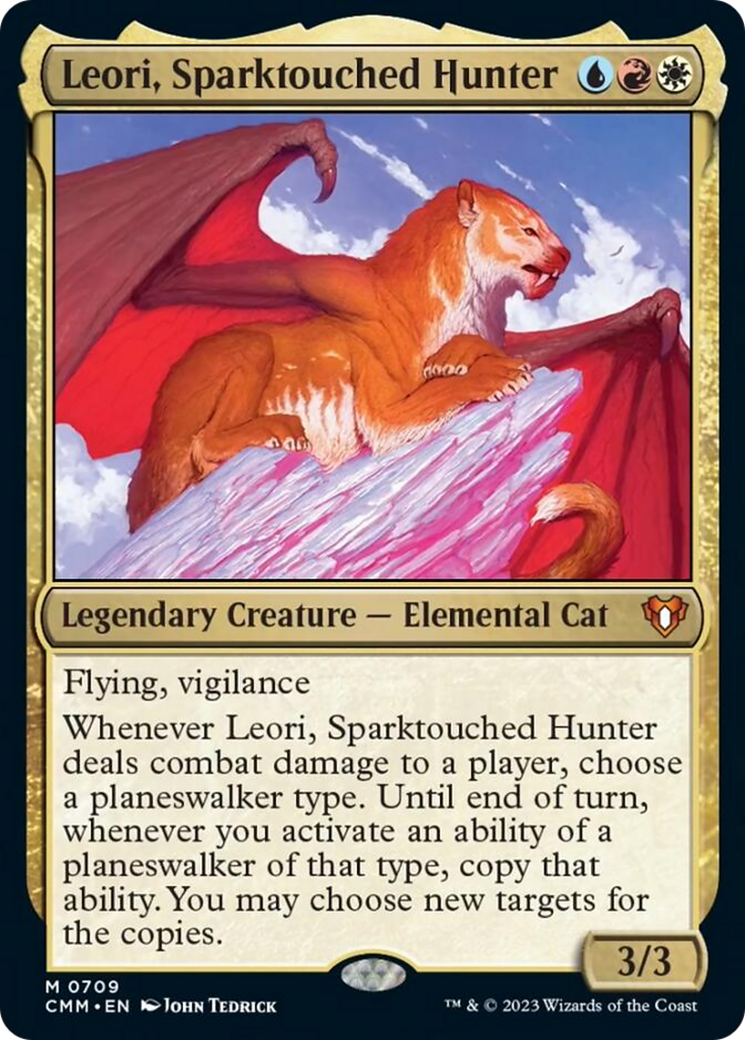 Leori, Sparktouched Hunter [Commander Masters] | The Clever Kobold