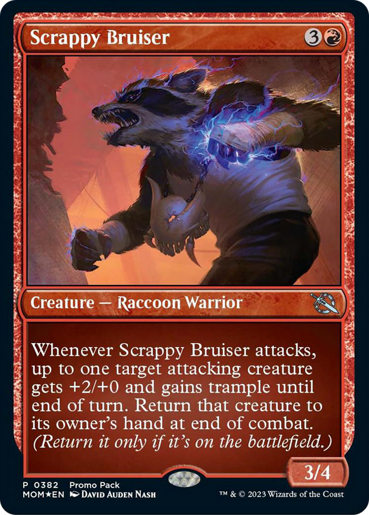 Scrappy Bruiser (Promo Pack) [March of the Machine Promos] | The Clever Kobold