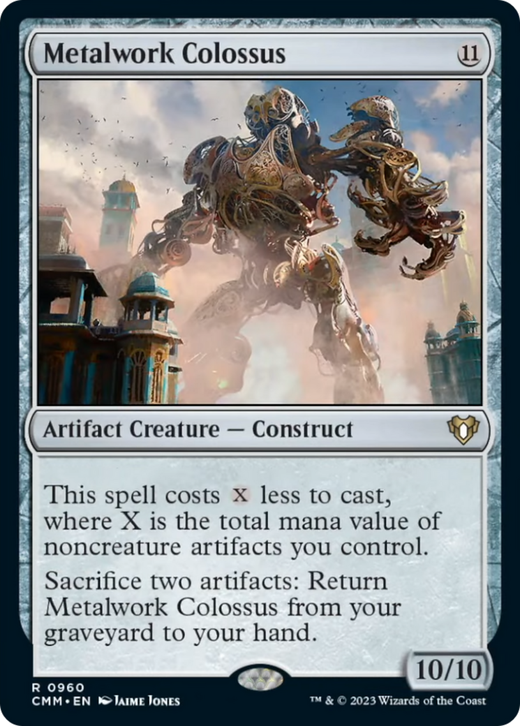 Metalwork Colossus [Commander Masters] | The Clever Kobold