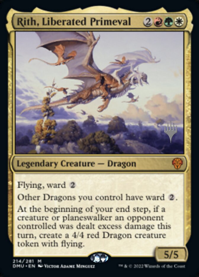 Rith, Liberated Primeval (Promo Pack) [Dominaria United Promos] | The Clever Kobold