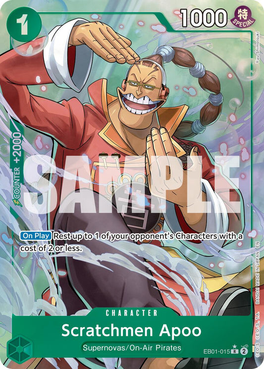Scratchmen Apoo - EB01-015 (Alternate Art)