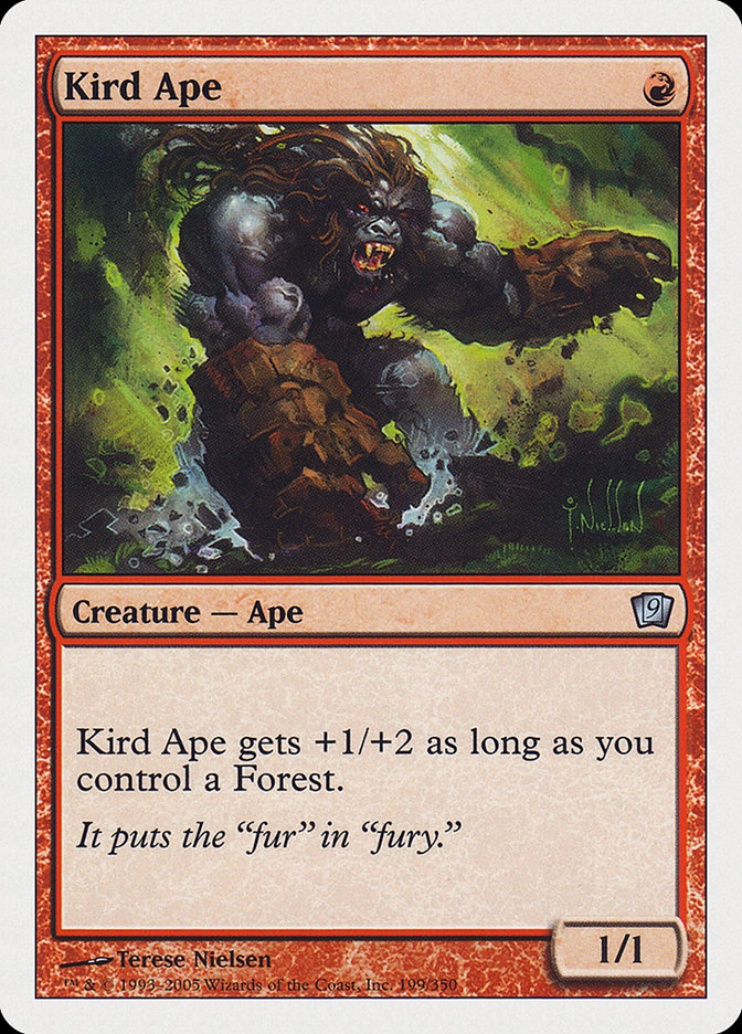 Kird Ape (9th Edition) [Oversize Cards] | The Clever Kobold