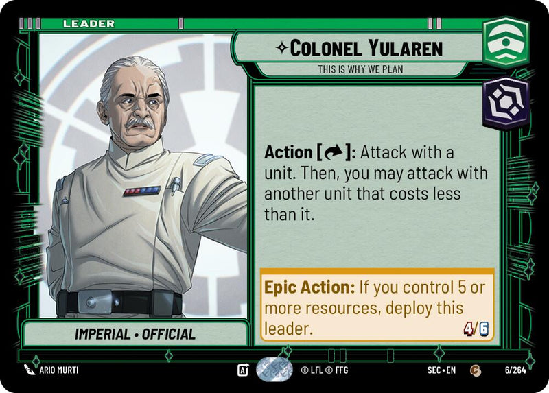 Colonel Yularen - This is Why We Plan