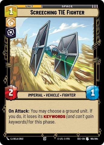 Screeching TIE Fighter