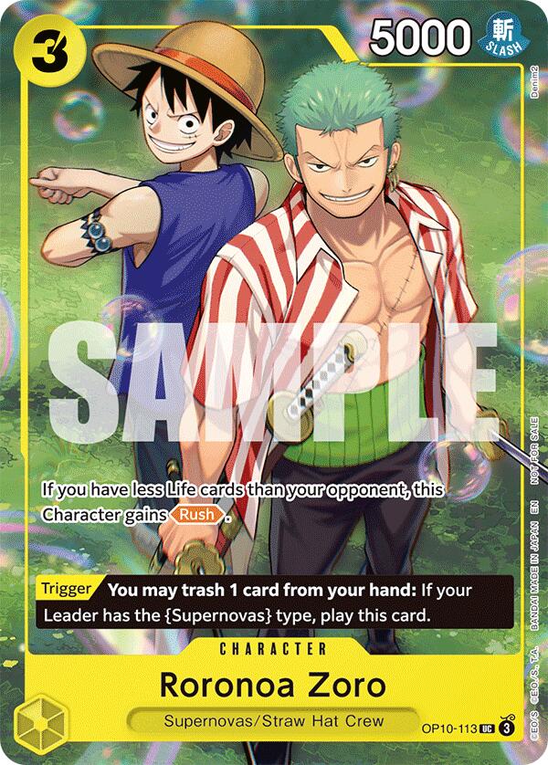 Roronoa Zoro (Learn Together Deck Set - Set Sail Event)