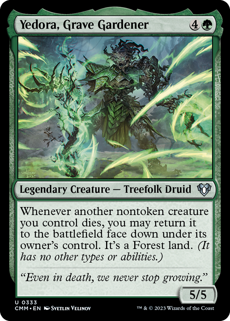 Yedora, Grave Gardener [Commander Masters] | The Clever Kobold