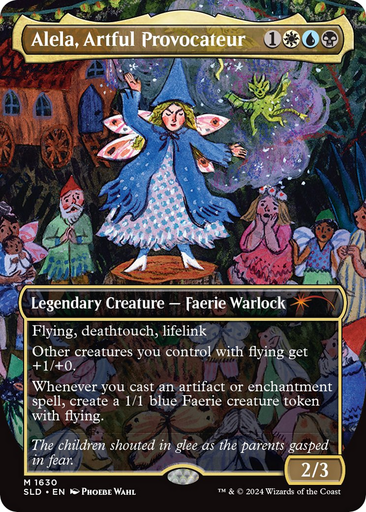 Alela, Artful Provocateur (1630) (Rainbow Foil) [Secret Lair Drop Series] | The Clever Kobold