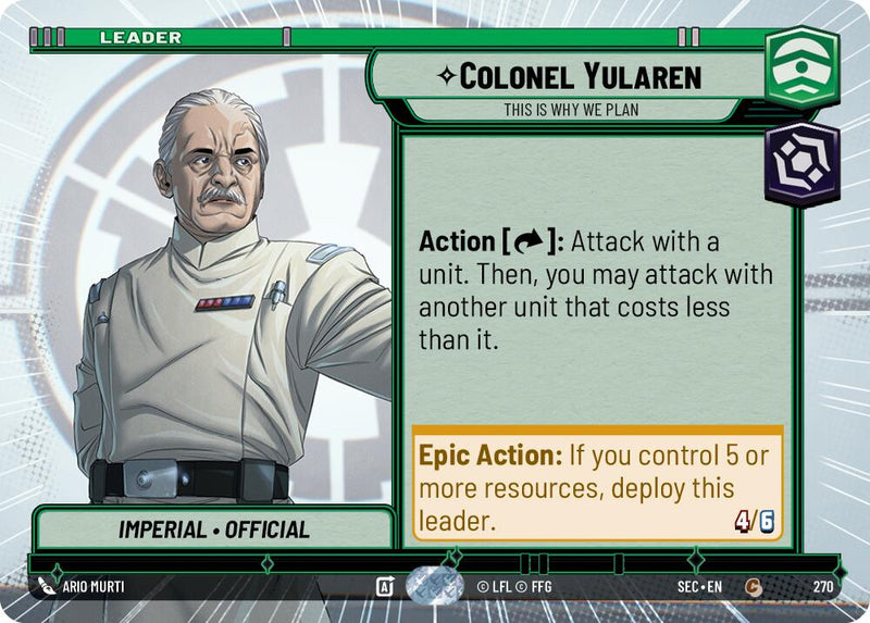 Colonel Yularen - This is Why We Plan (Hyperspace)