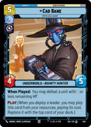 Cad Bane - Impressed Now? (Foil)