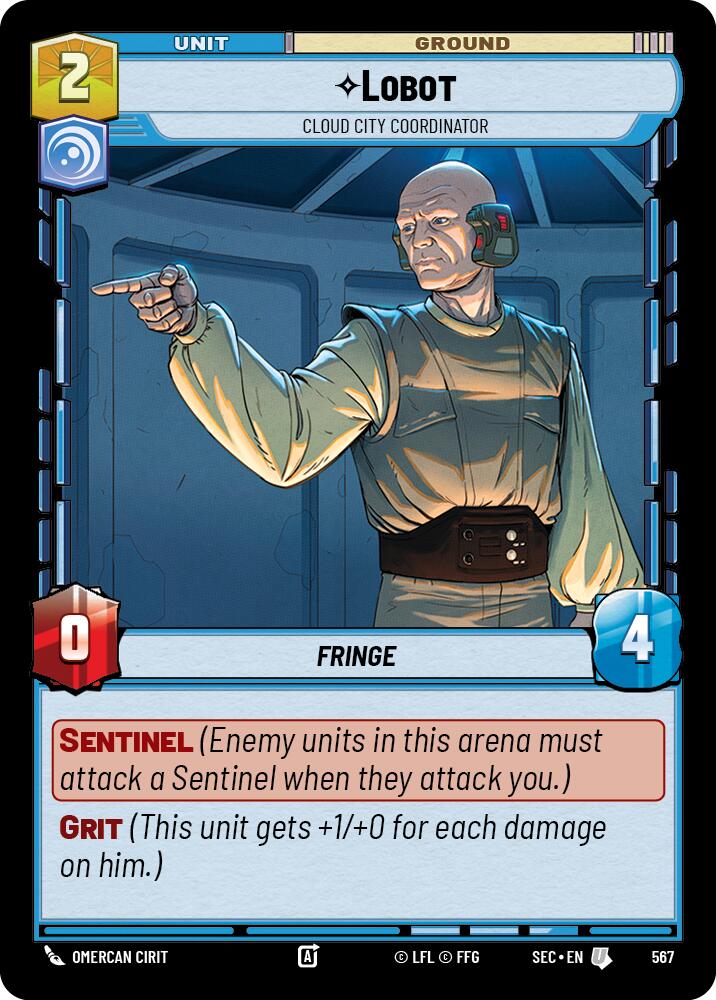 Lobot - Cloud City Coordinator (Foil)
