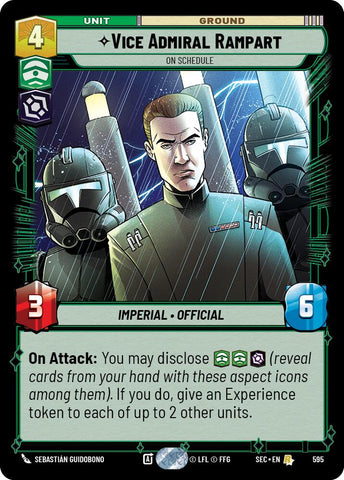 Vice Admiral Rampart - On Schedule (Foil)