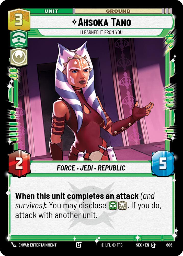 Ahsoka Tano - I Learned It from You (Foil)