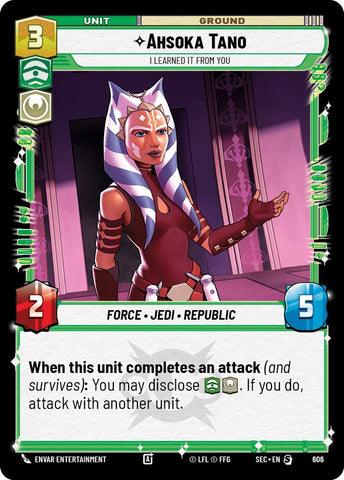 Ahsoka Tano - I Learned It from You (Foil)