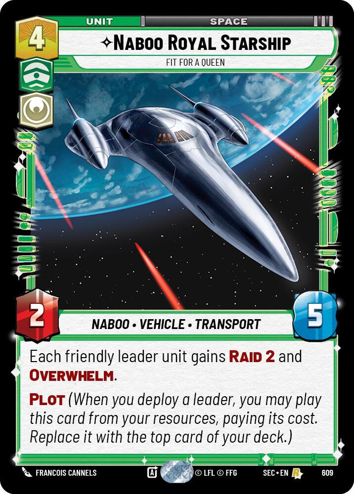 Naboo Royal Starship - Fit For A Queen (Foil)