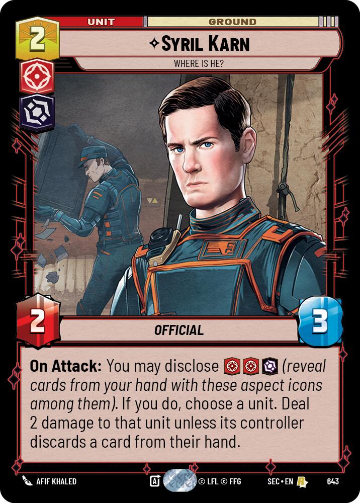 Syril Karn - Where Is He? (Foil)