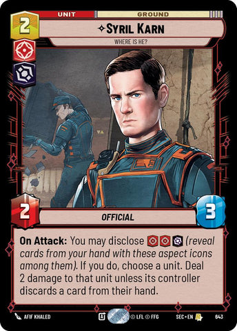 Syril Karn - Where Is He? (Foil)