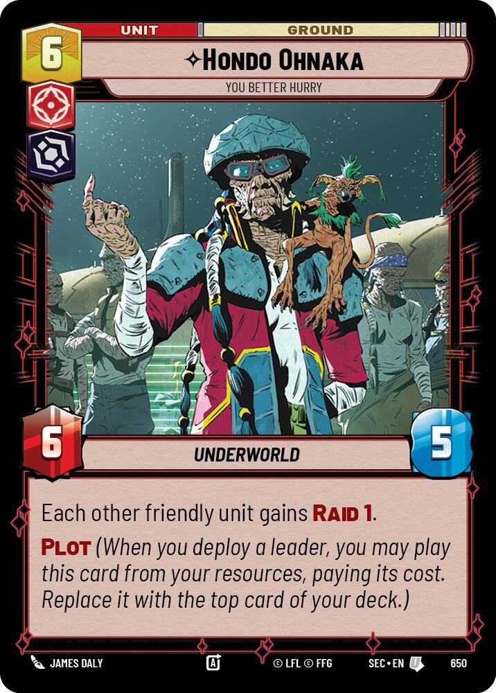 Hondo Ohnaka - You Better Hurry (Foil)