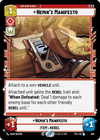 Nemik's Manifesto (Foil)