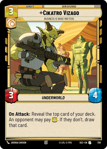 Cikatro Vizago - Business is What Matters (Foil)