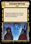 Accelerate Our Plans (Foil)