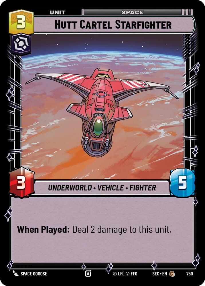 Hutt Cartel Starfighter (Foil)