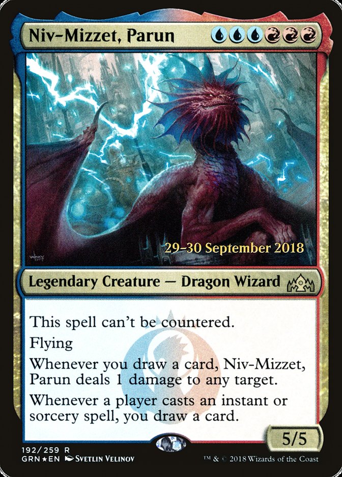 Niv-Mizzet, Parun [Guilds of Ravnica Prerelease Promos] | The Clever Kobold