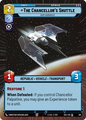 The Chancellor's Shuttle - Grim Harbinger (Hyperspace)