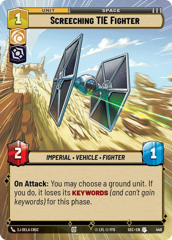Screeching TIE Fighter (Hyperspace)