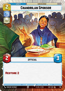 Chandrilan Sponsor (Hyperspace Foil)