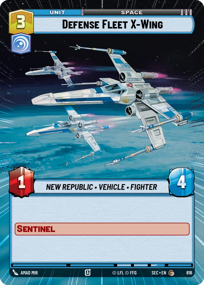 Defense Fleet X-Wing (Hyperspace Foil)