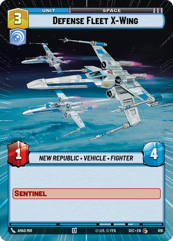 Defense Fleet X-Wing (Hyperspace Foil)