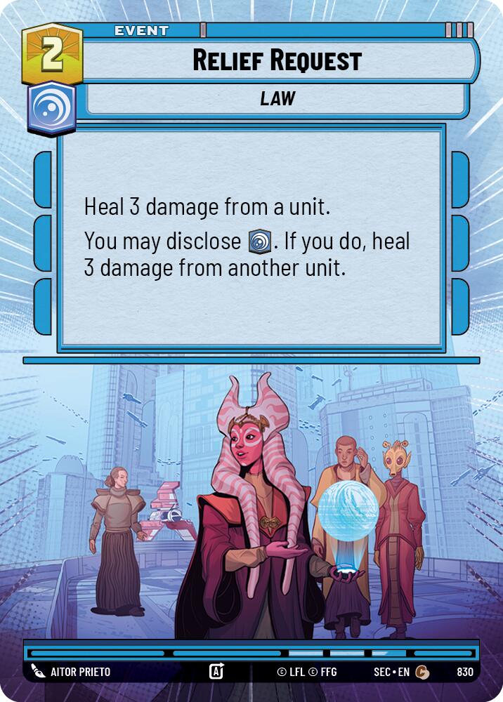 Relief Request (Hyperspace Foil)
