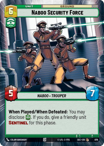 Naboo Security Force (Hyperspace Foil)