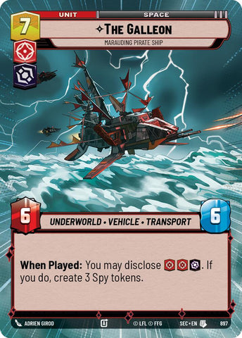 The Galleon - Marauding Pirate Ship (Hyperspace Foil)