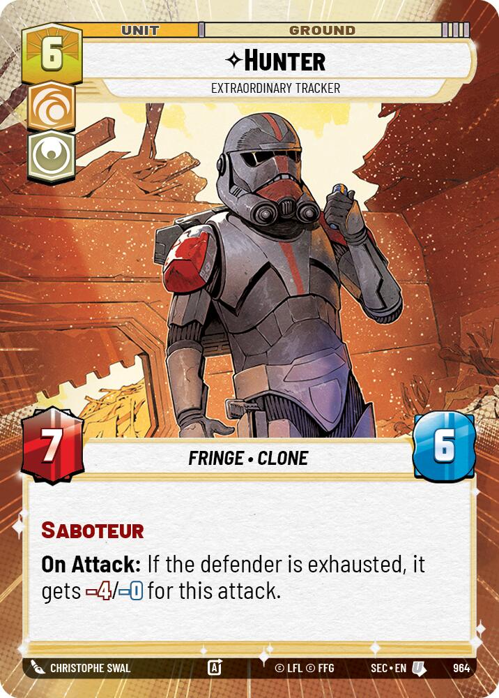 Hunter - Extraordinary Tracker (Hyperspace Foil)