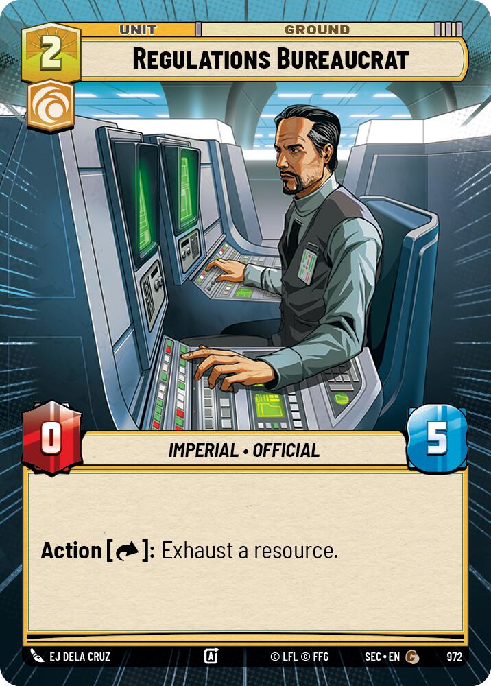 Regulations Bureaucrat (Hyperspace Foil)