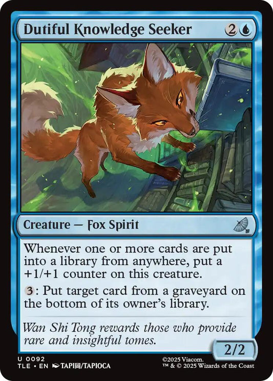 Dutiful Knowledge Seeker