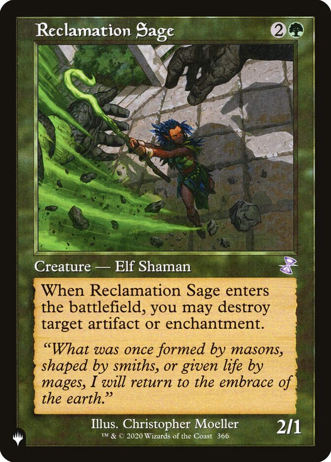 Reclamation Sage [The List] | The Clever Kobold