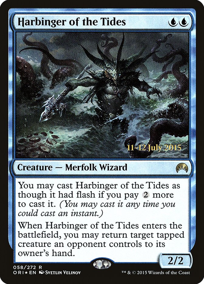 Harbinger of the Tides [Magic Origins Prerelease Promos] | The Clever Kobold