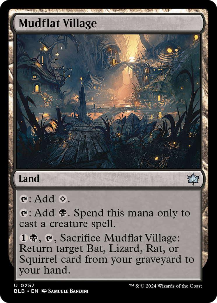 Mudflat Village [Bloomburrow] | The Clever Kobold