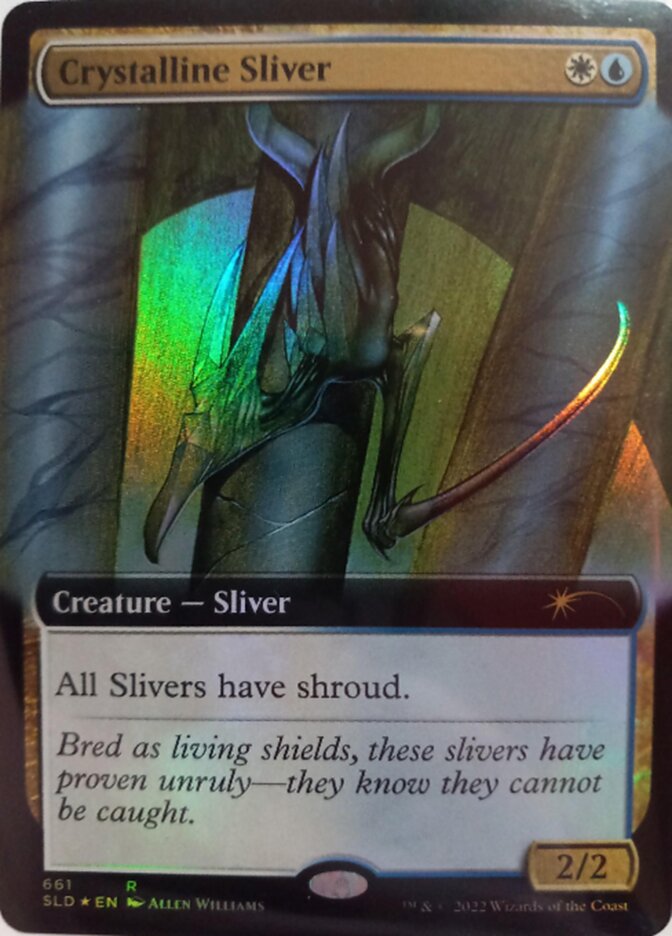 Crystalline Sliver (Extended Art) [Secret Lair Drop Promos] | The Clever Kobold