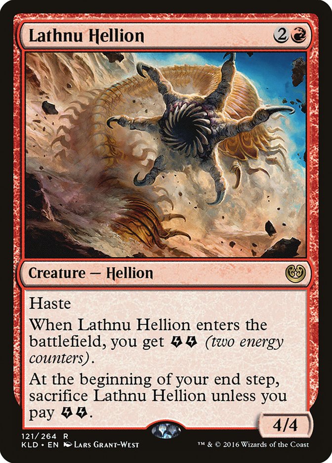 Lathnu Hellion [Kaladesh] | The Clever Kobold