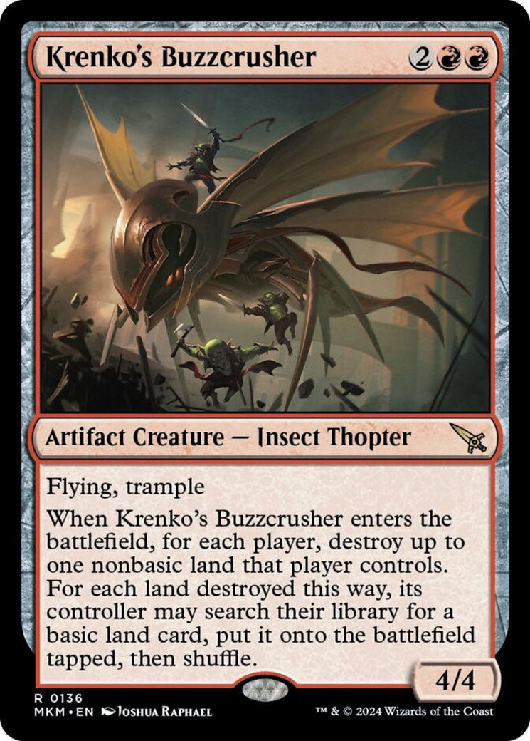 Krenko's Buzzcrusher [Murders at Karlov Manor] | The Clever Kobold