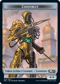 Construct // Zombie Double-Sided Token [Core Set 2021 Tokens] | The Clever Kobold