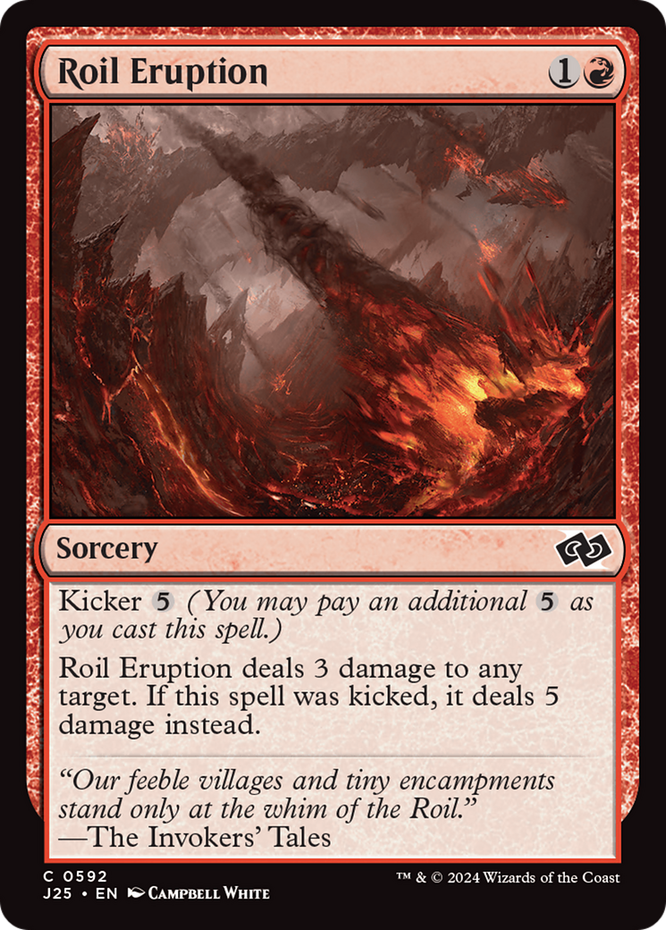 Roil Eruption [Foundations Jumpstart] | The Clever Kobold