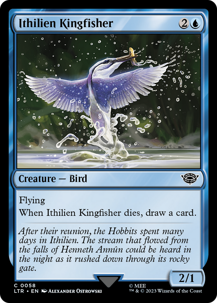 Ithilien Kingfisher [The Lord of the Rings: Tales of Middle-Earth] | The Clever Kobold